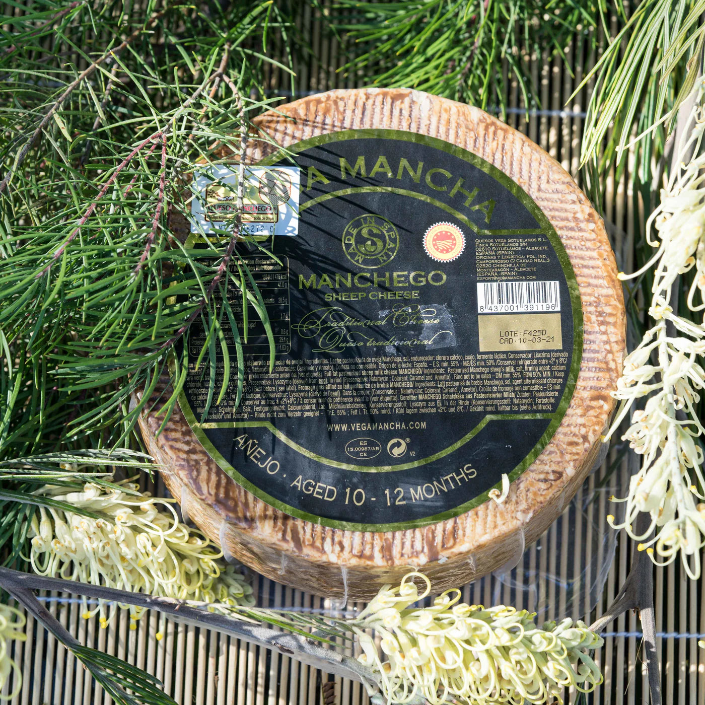 Whole Wheel of cheese - The Manchego 3 kg
