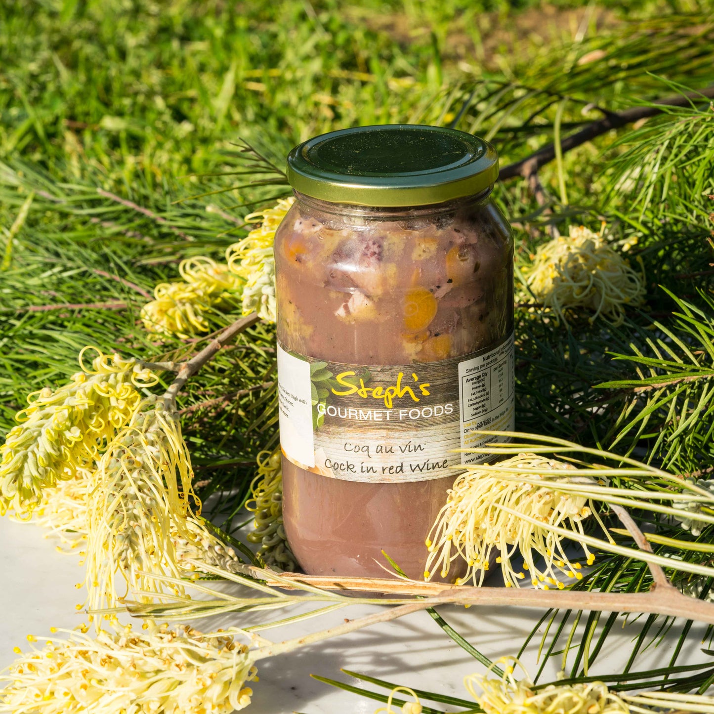 1kg of Coq Au Vin in a jar
