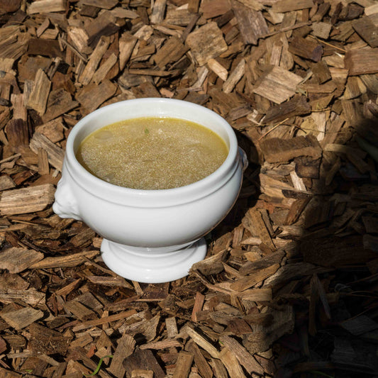400g of Onion Soup served in a bowl