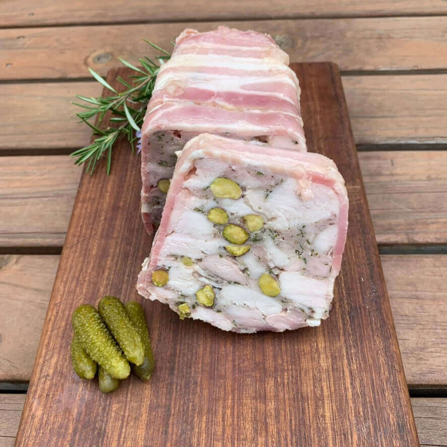 Chicken Terrine with Pistachio and Abricots - 180g-650g-1.3kg