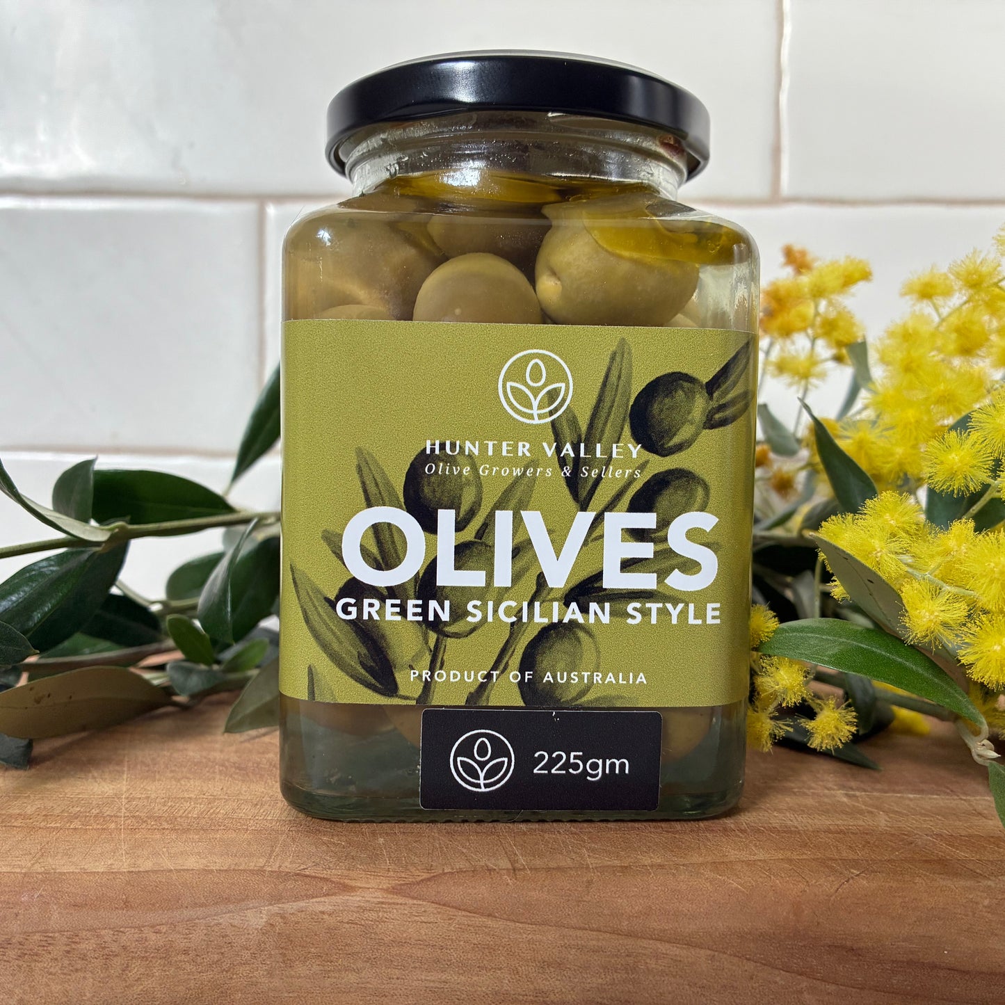 Hunter Valley Olives – Green Sicilian Style (225g)