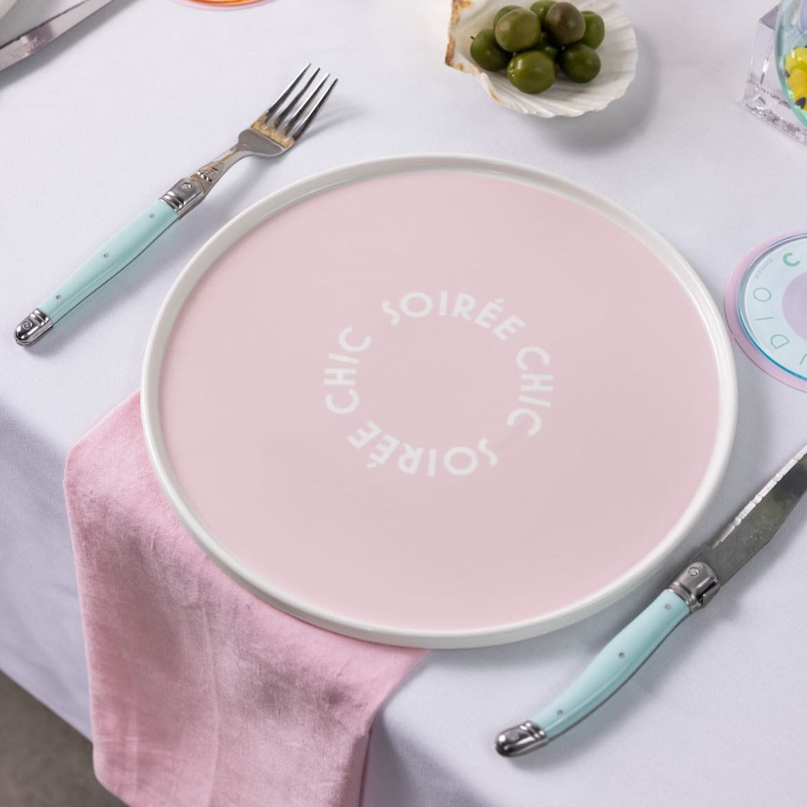 Soirée chic - Dining plates. Fancy party plate