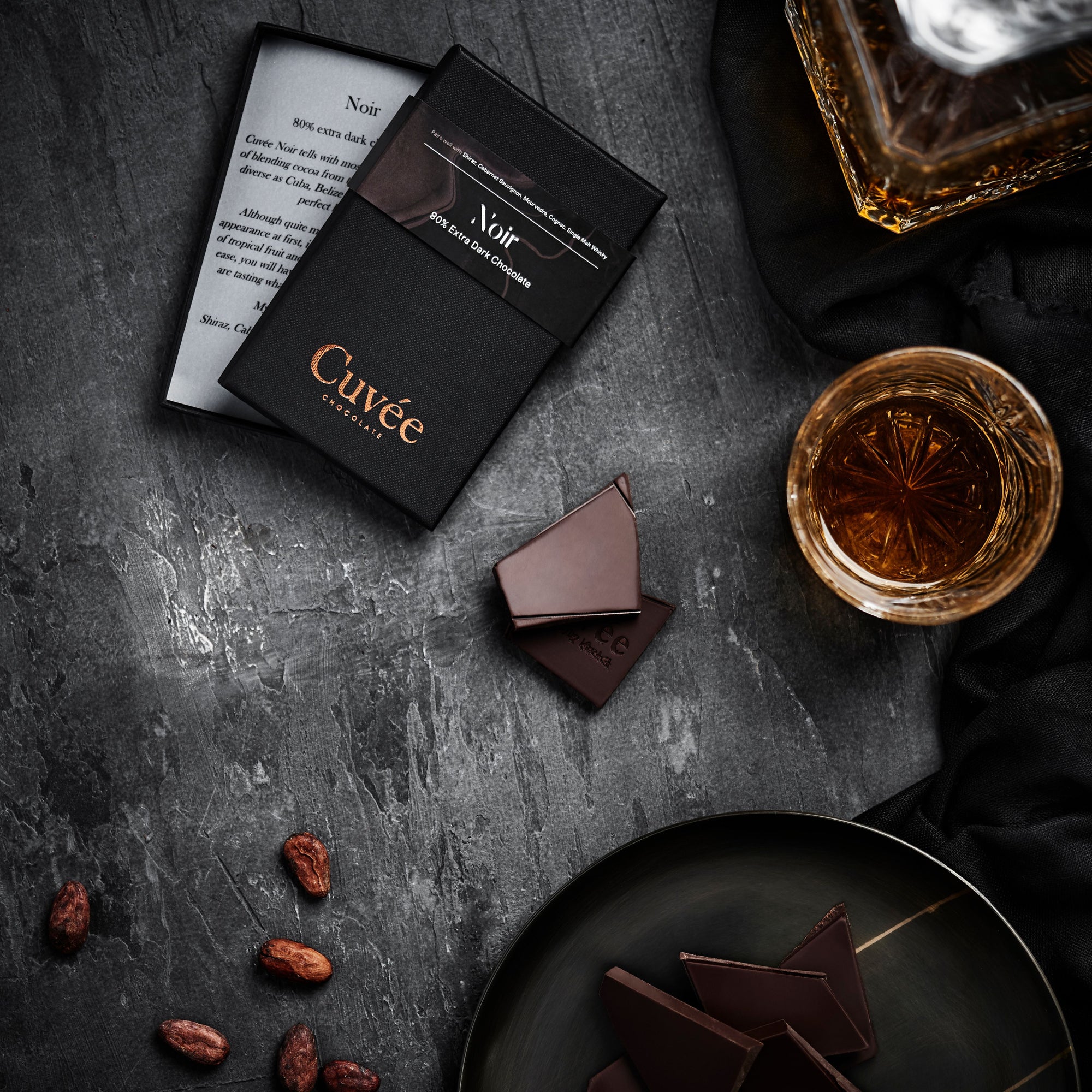 Cuvée Noir | 80% Dark Chocolate - 70g