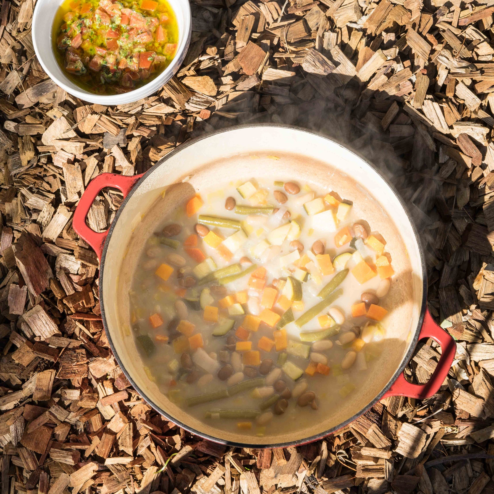 Vegetable, Basil and Garlic Soup (Soupe au Pistou)