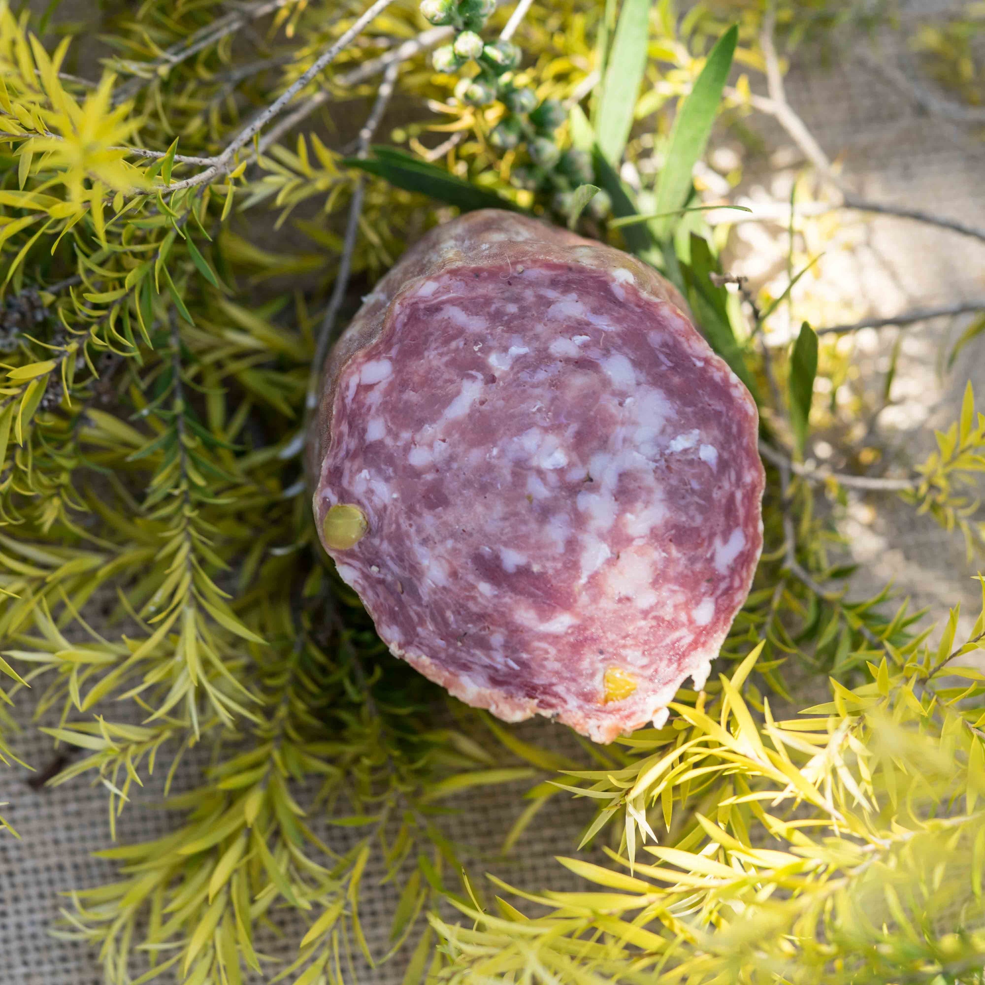 Prosciutto Pistachio Salami Sliced - 200g