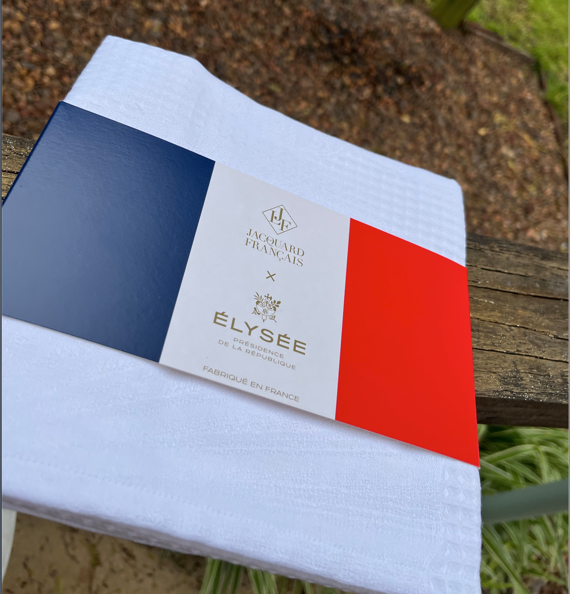 Le Jacquard Français Hand towel Gastronomie White 60x80 100% cotton