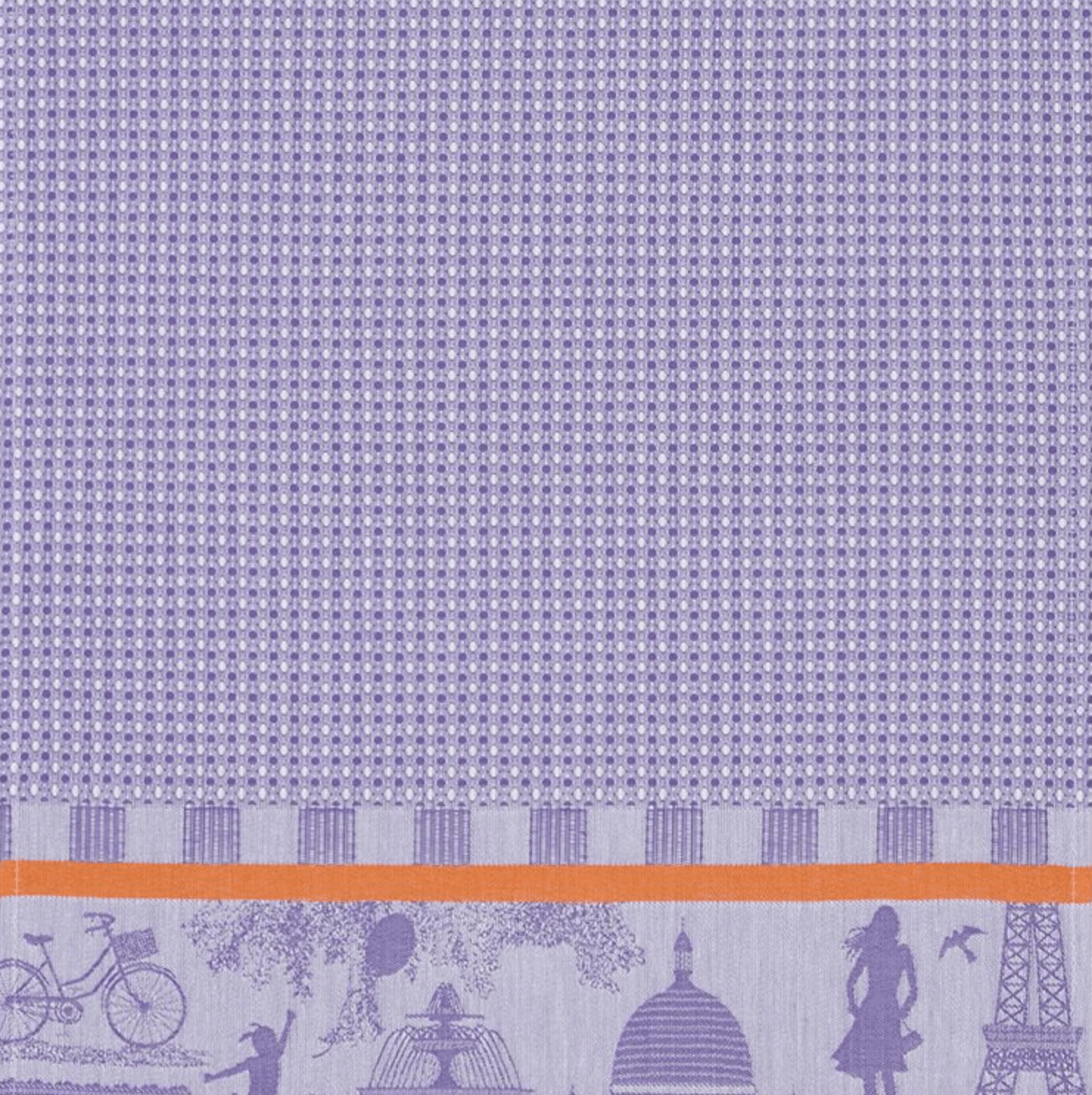 Le Jacquard Français Hand towel Petit  Paris Cotton Purple