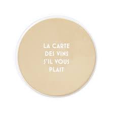 Coterie Studio Wine  List Please Plate-Brown